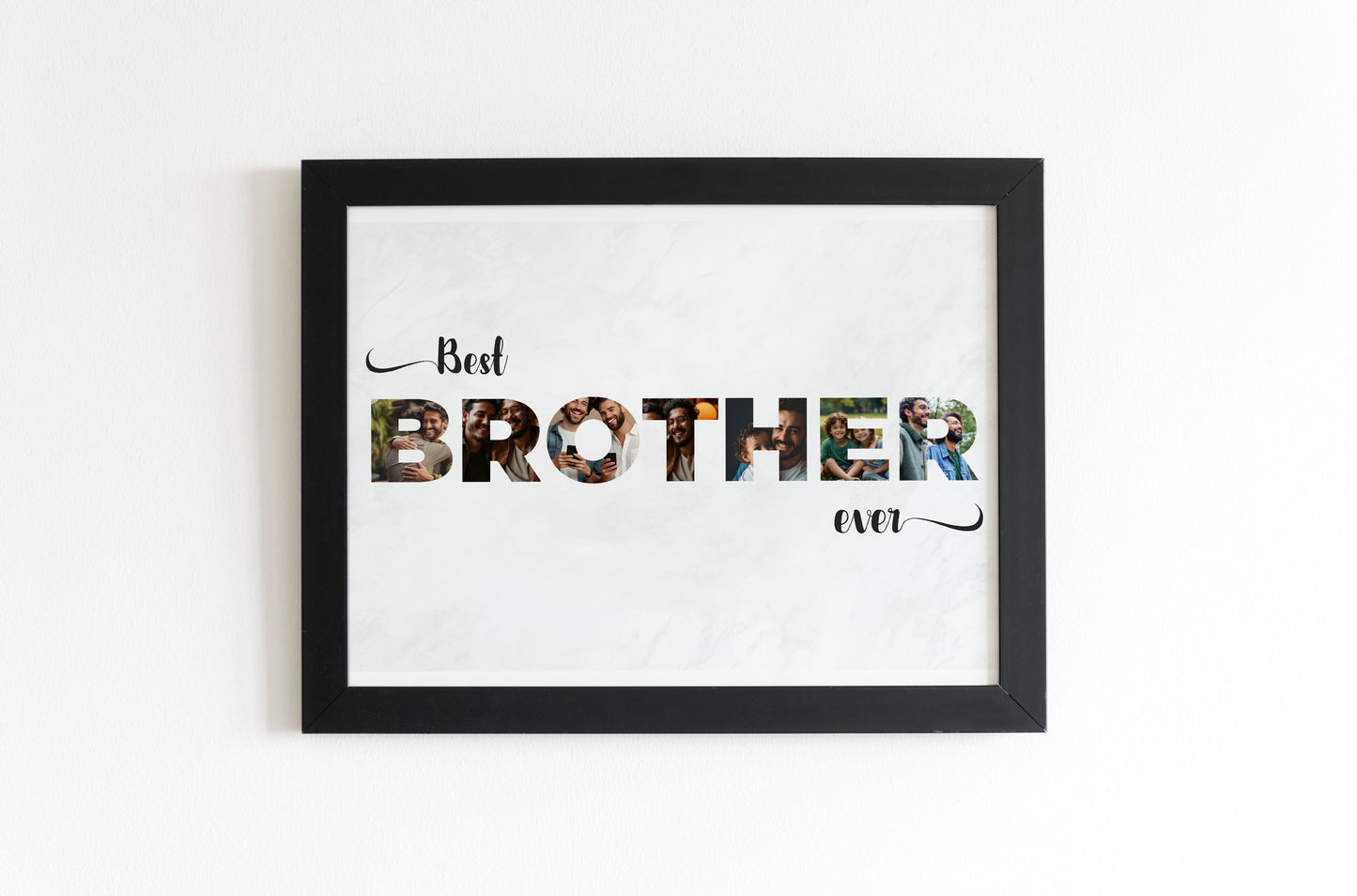 Personalized Lettered Brother Frame