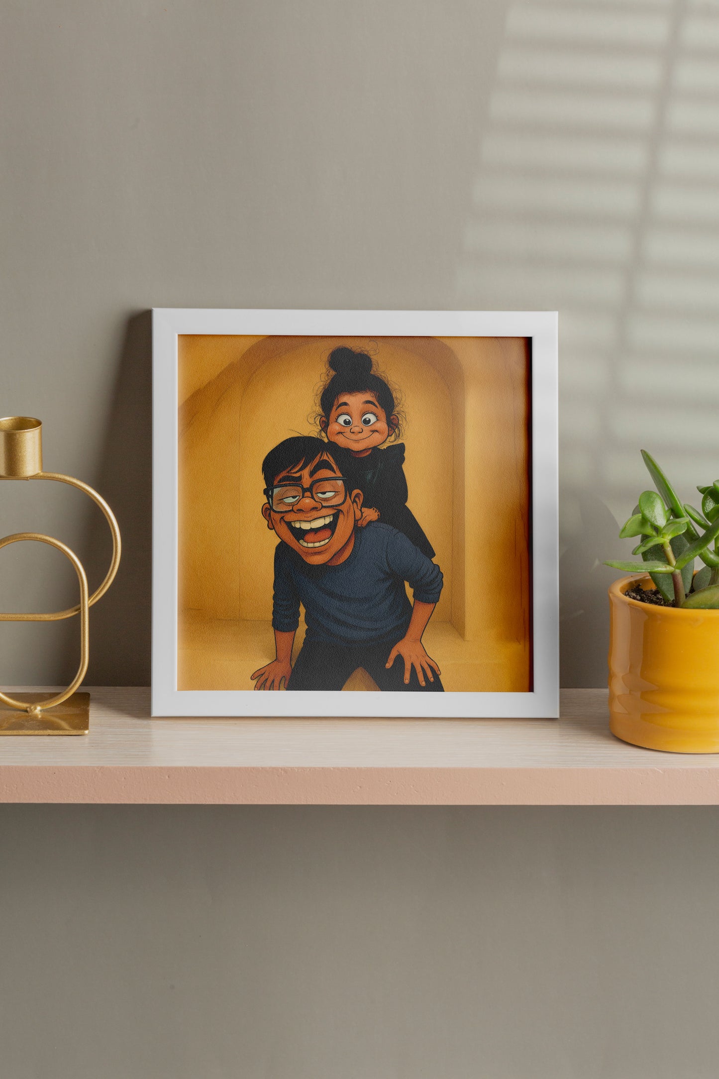 Customised Funny Cartoon Portrait Frame
