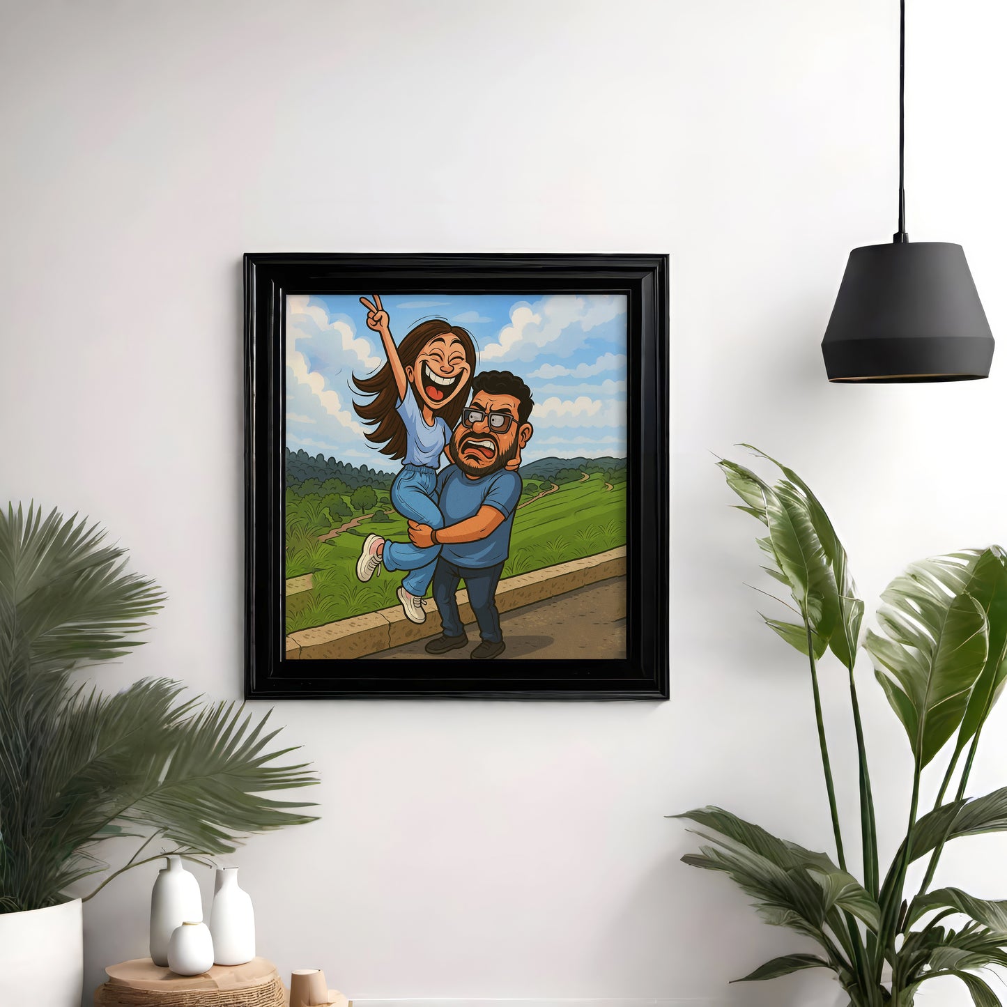 Customised Funny Cartoon Portrait Frame
