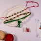 Regal Emerald Kundan Bhaiya-Bhabhi Rakhi Set