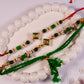 Regal Emerald Kundan Bhaiya-Bhabhi Rakhi Set
