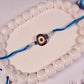 Oval Shape Blue Evil Eye Rakhi