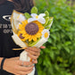 Handmade Sunflower Crochet Bouquet