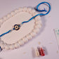 Oval Shape Blue Evil Eye Rakhi