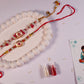 Pink Kundan Couple Rakhi