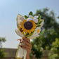 Handmade Sunflower Crochet Bouquet