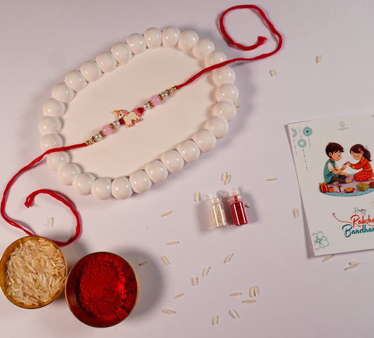 Pink Unicorn Rakhi for Kids