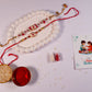Pink Kundan Couple Rakhi