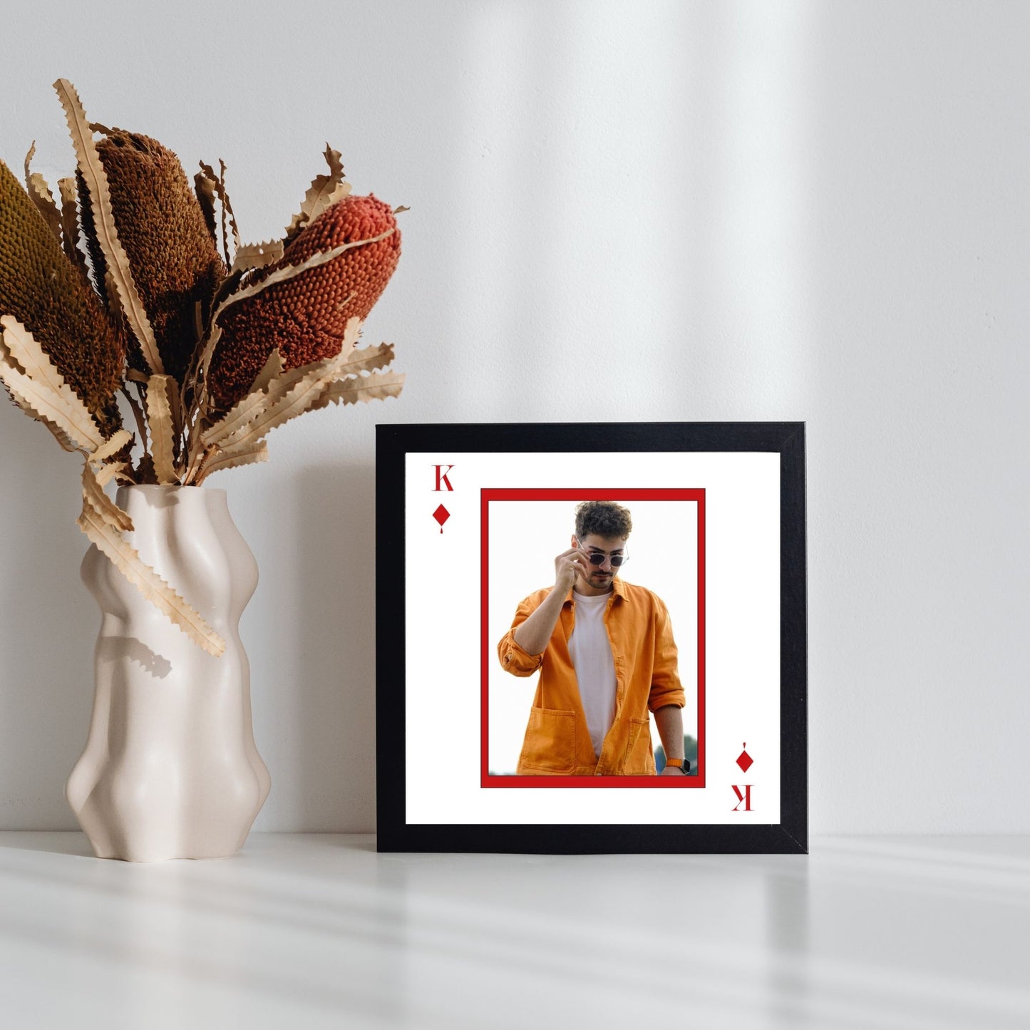 Personalized King Card Photo Frame