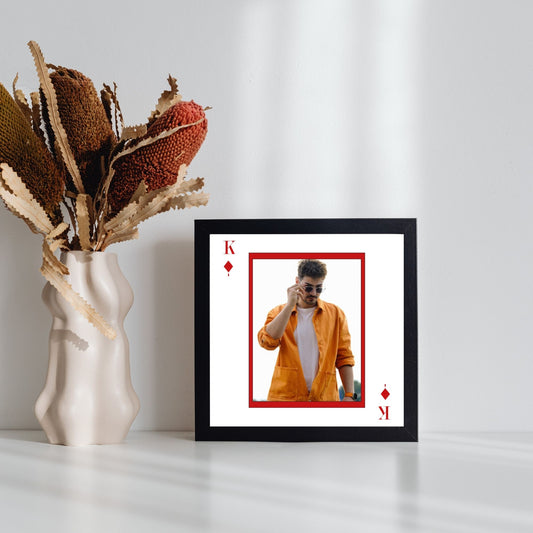 Personalized King Card Photo Frame