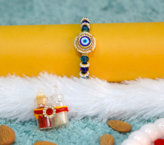 Blue Evil Eye Rakhi