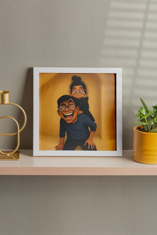 Customised Funny Cartoon Portrait Frame