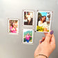 Personalised Acrylic Photo Fridge Magnet Set of 4 pcs